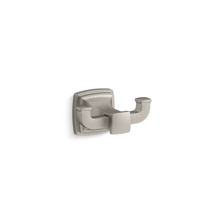 Kohler Riff Robe Hook Vibrant Brushed Nickel 27411-BN